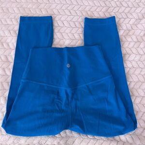 lululemon athletica Blue Capri Leggings